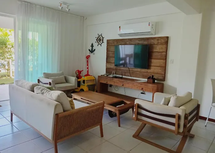 Apartamento Terreo 3 Suites Master Resort Treebies A Beira Mar Subauma Bahia